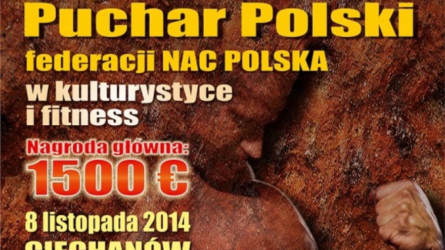 Kulturysta Międzynarodowy Puchar Polski federacji NAC w kulturystyce i fitness