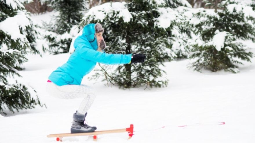 ćwiczenia na narty Ćwiczenia na nogi zimą