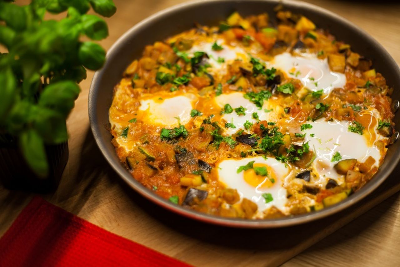 Pomysły na śniadania - Śródziemnomorska shakshuka