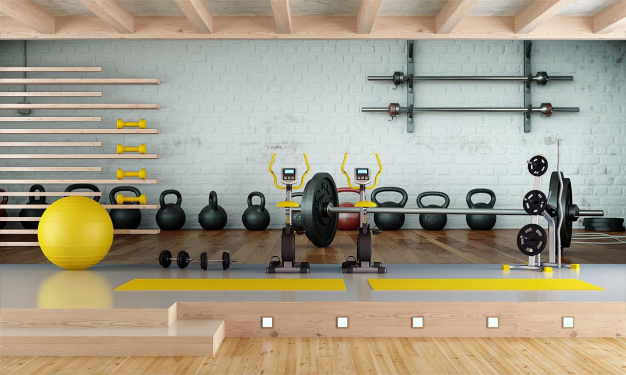 Fototapety 3D – efektowna dekoracja siłowni i klubu fitness 