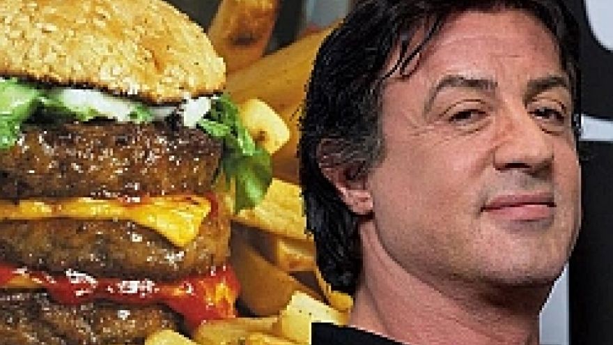 Hamburgery &#8222;Rocky&#8221; uzależniony od hamburgerów