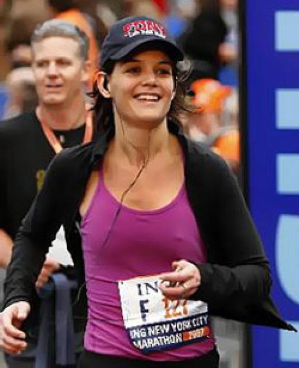 Katie Holmes przebiegała maraton