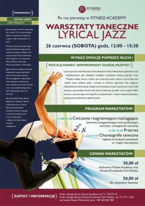 Warsztaty Taneczne Lirycal Jazz