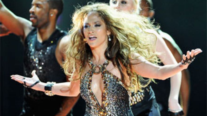 Piosenkarka Trening Jennifer Lopez