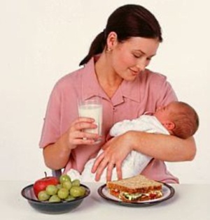 Healthy mother and baby diet