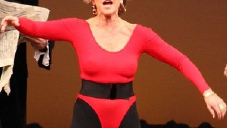 Jane fonda Jane Fonda promuje fitness dla seniorów