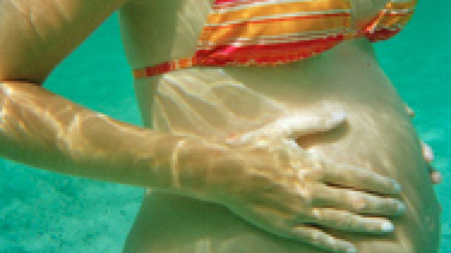 Aerobik w wodzie Aqua-aerobik dla kobiet w ciąży