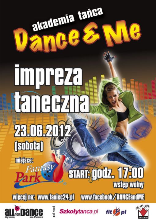 Impreza taneczna DANCE&ME  w FANTASY PARK Warszawa