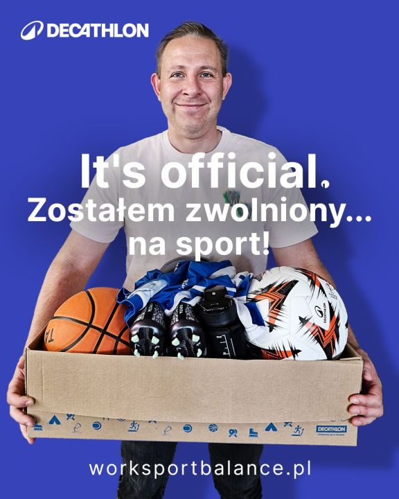 Work-Sport Balance: Decathlon wprowadza czas na sport w godzinach pracy