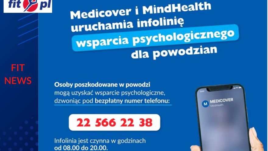 Zdrowie psychiczne Medicover uruchamia bezpłatną infolinię wsparcia psychologicznego dla powodzian