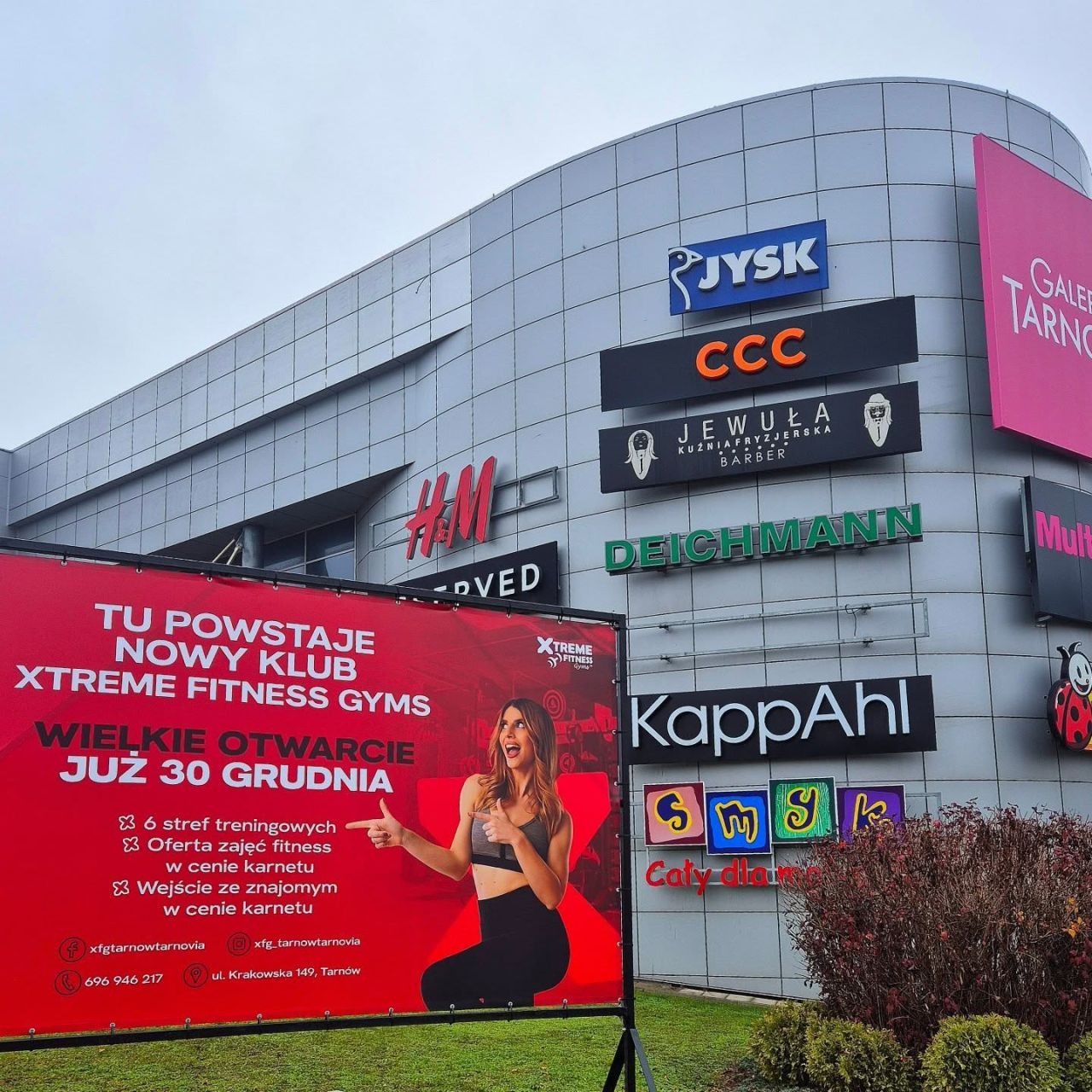 Setny klub Xtreme Fitness Gyms otwiera swoje drzwi w Tarnowie – tam, gdzie wszystko się zaczęło