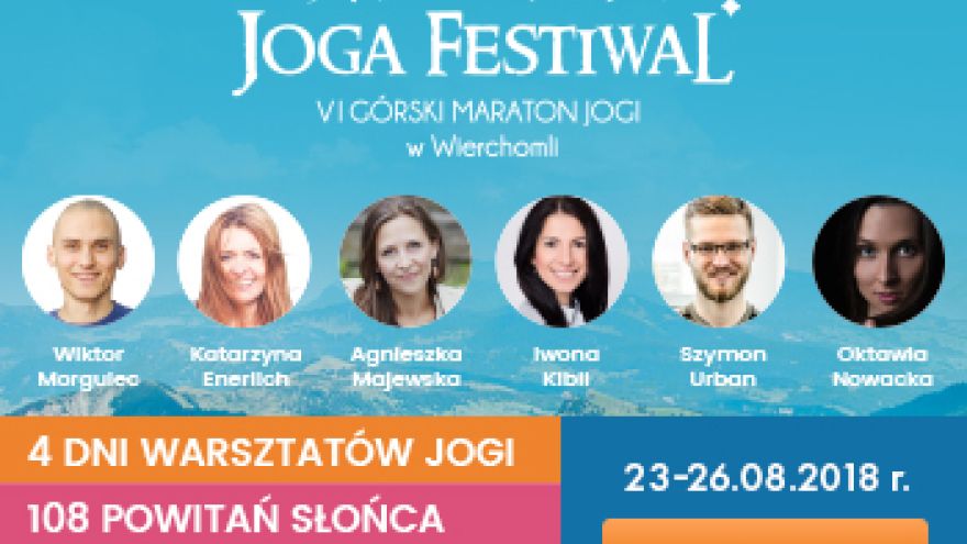 Górski maraton jogi Joga Festiwal już za miesiąc