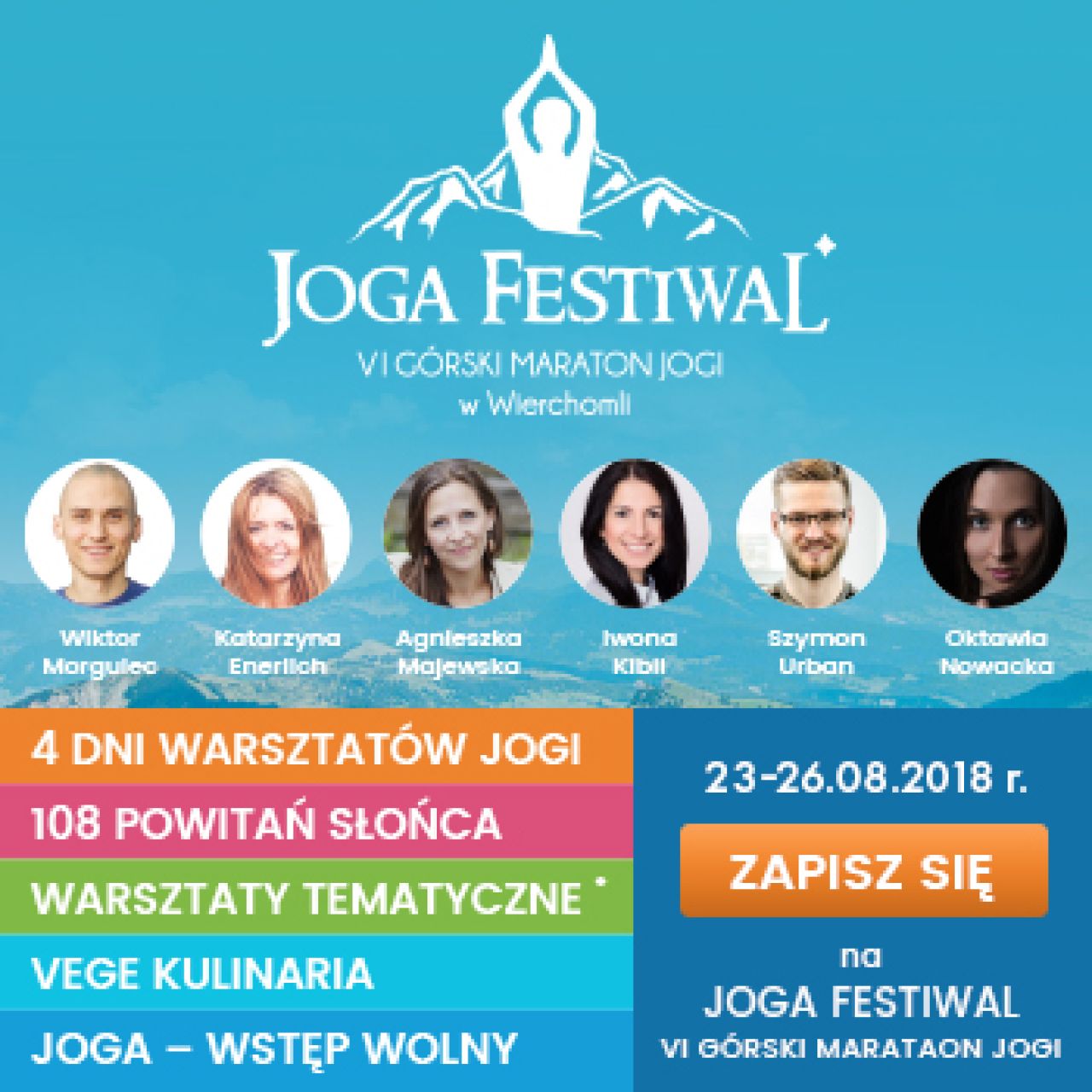 Joga Festiwal już za miesiąc
